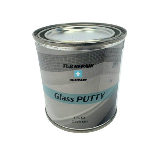Glass Putty - 8oz (with Hardener if needed)