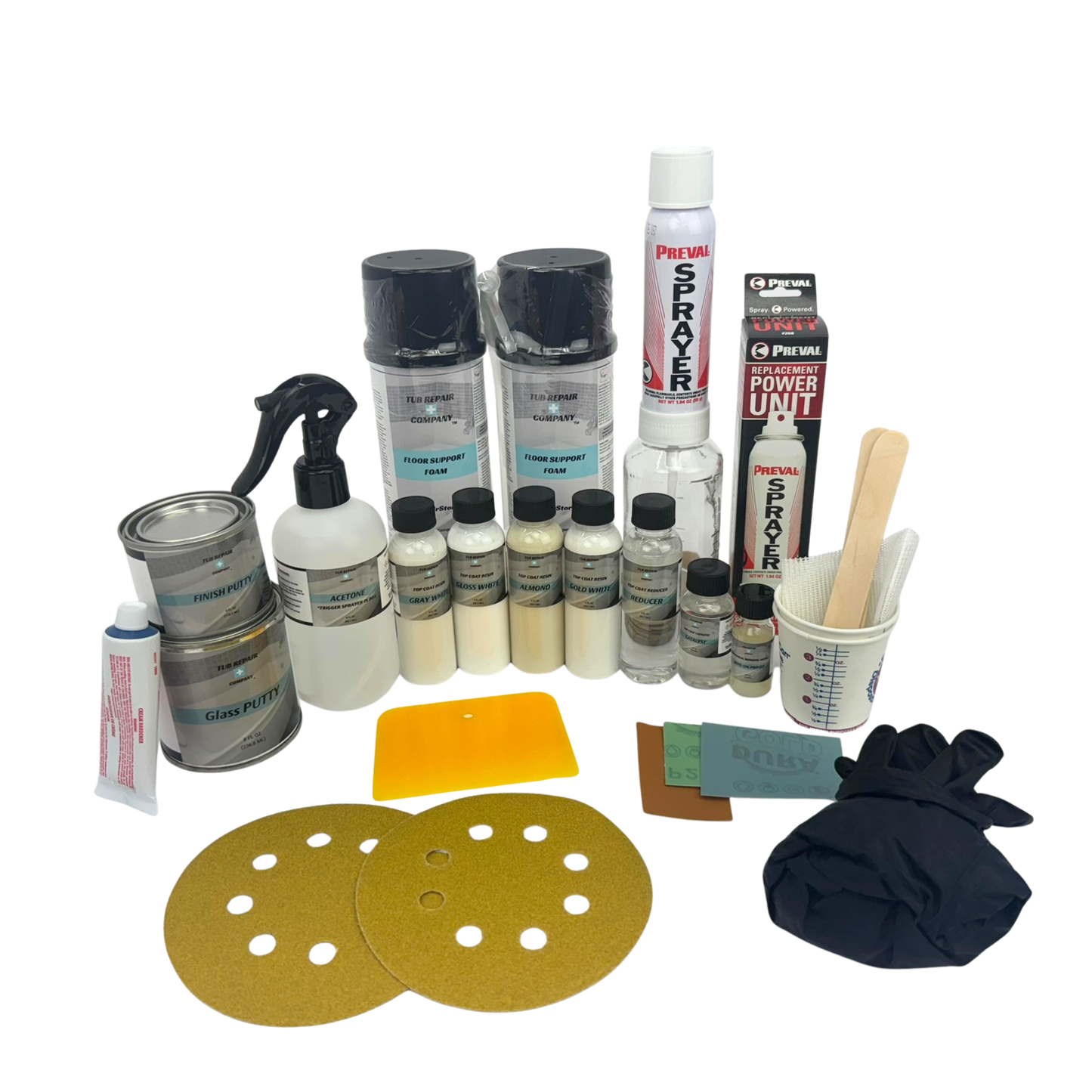 Floor Crack Repair - Tub and Shower Repair Kit