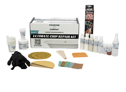 Ultimate Chip Repair - Fiberglass, Acrylic, Porcelain Repair Kit