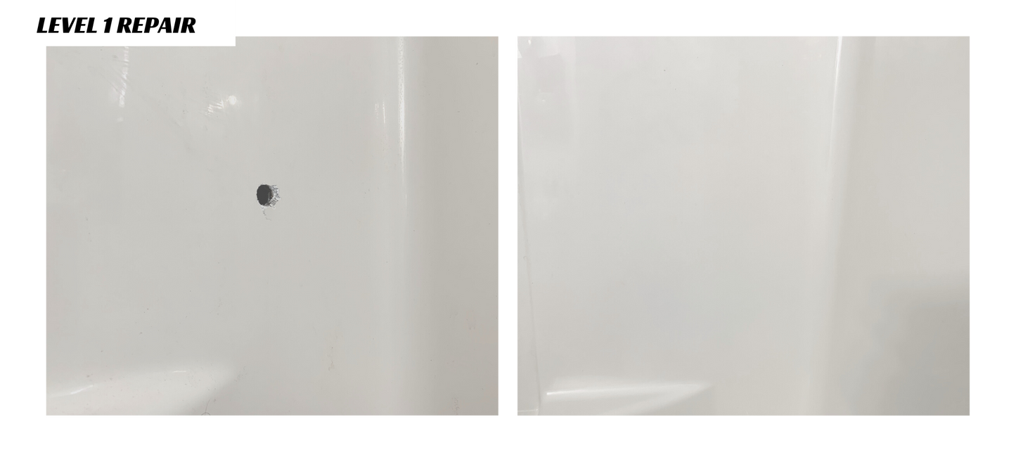 Ultimate Chip Repair - Fiberglass, Acrylic, Porcelain Repair Kit
