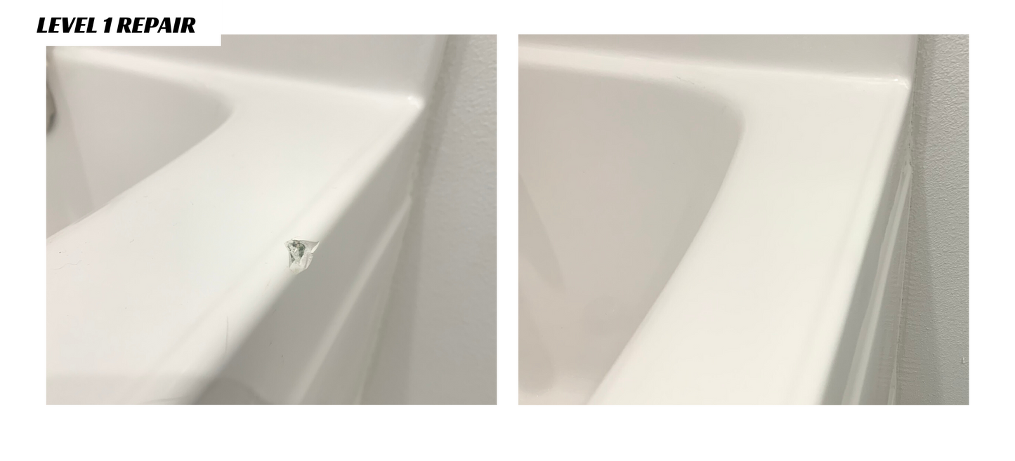 Ultimate Chip Repair - Fiberglass, Acrylic, Porcelain Repair Kit