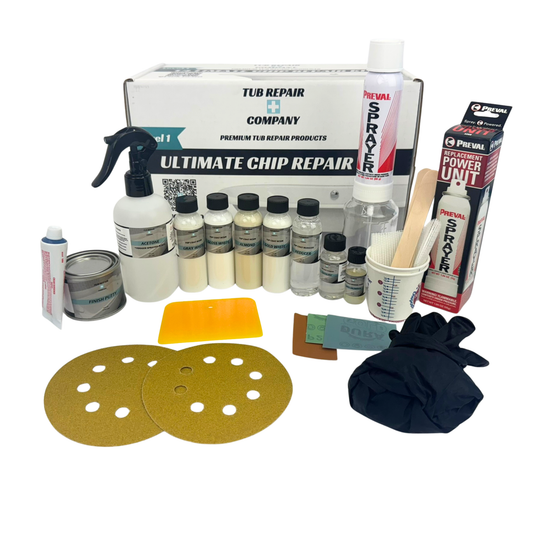 Ultimate Chip Repair - Fiberglass, Acrylic, Porcelain Repair Kit