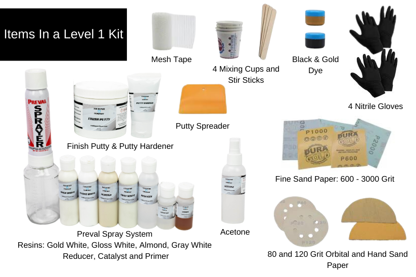 Tub Repair Kit - Porcelain Repair Kit