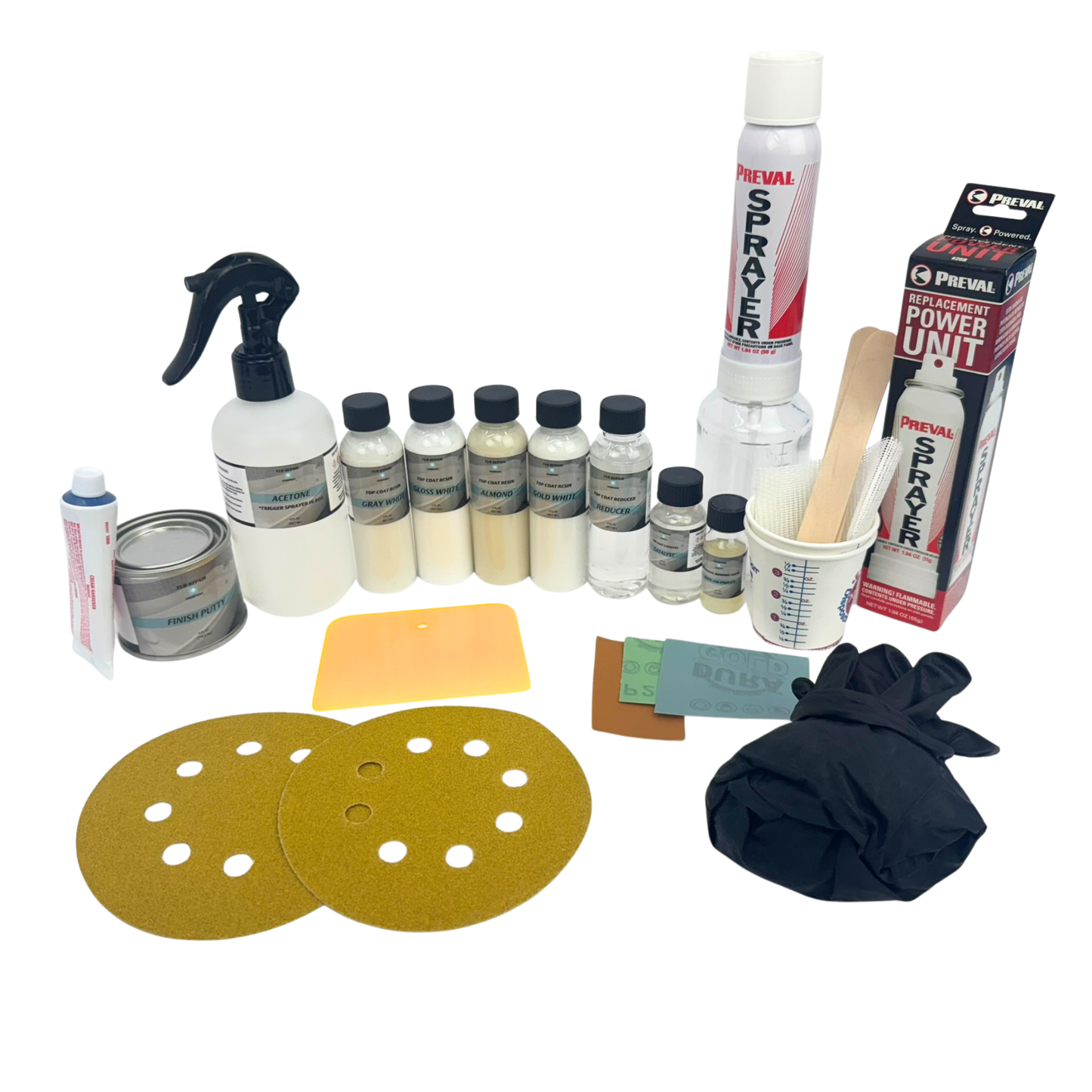 Ultimate Chip Repair - Fiberglass, Acrylic, Porcelain Repair Kit