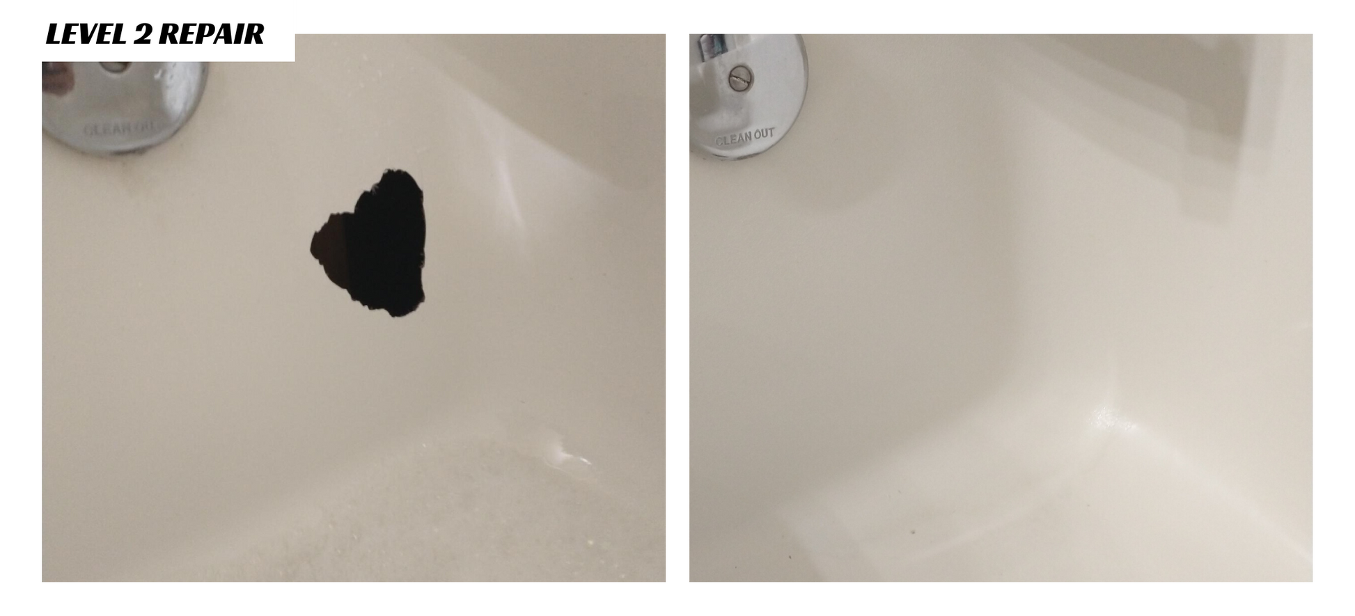 #1 Tub Repair Kit: Large Damage Repair for Acrylic, Fiberglass, and Porcelain Bathtubs and Showers